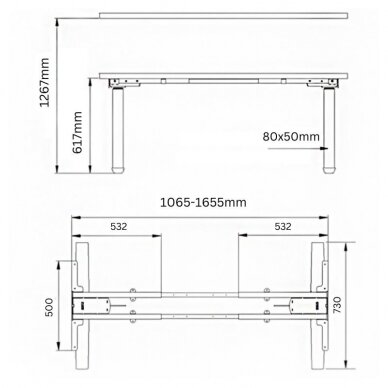 Dual motor 3 stage desk 6