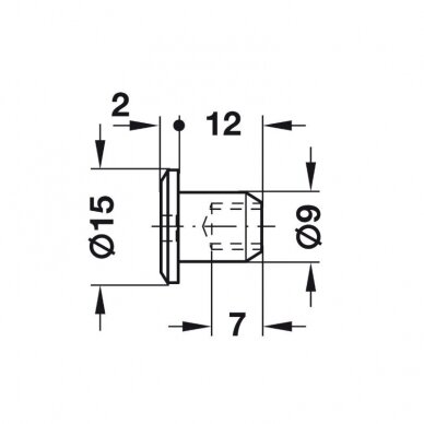 Eriksoni lamepeakruvi M6, SW4 5