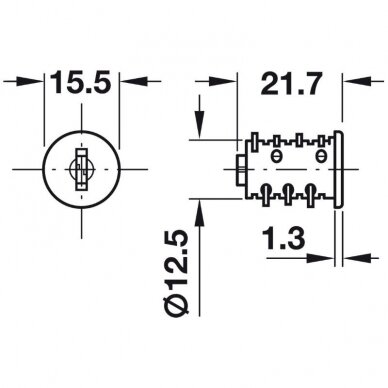 Universal Cylinder core, Symo Universal 2