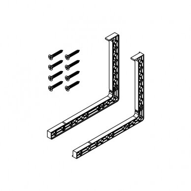 Adapter set for surface mounting of Kinvaro T-SLIM