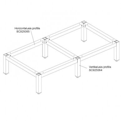 Aluminum profiles for stacks 2