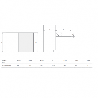 Drop-leaf foldaway desk "DESK" 3