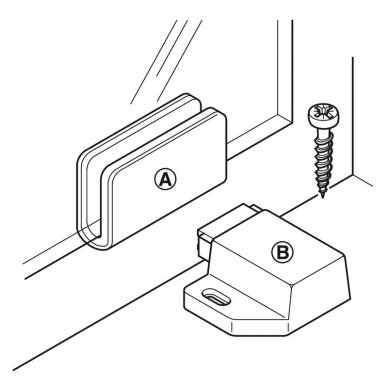 Magnetic pressure catch 2