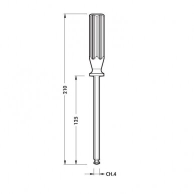 Screwdriver for adjustment, SW4 1