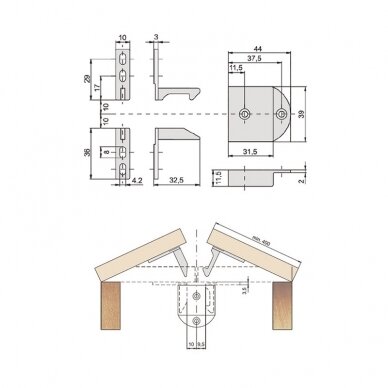 Automatic door bolt „Lock 330“ 1