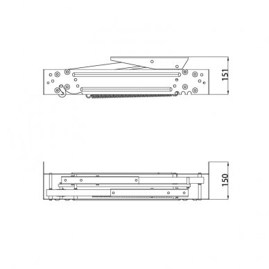 Automatic tabletop lift up mechanism 4