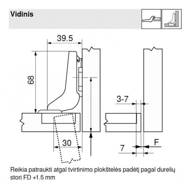 Blum CLIP top 110° hinge 10