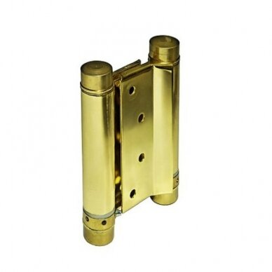 Double action spring hinge, for flush interior doors up to 15 kg