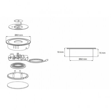 Wireless charger grommet 5