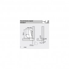 BLUM CLIP top lankstas 155°