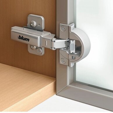 Blum CLIP top 95° lankstas siaur. alium. prof. fasadams