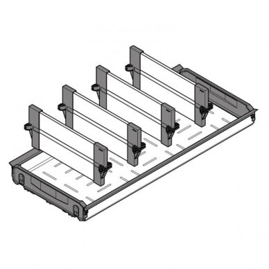 ORGA-LINE Bottle rack with dividers for Tandembox INTIVO / ANTARO drawers 1