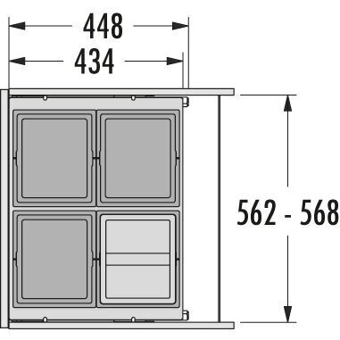 Cargo, for 600 mm cabinet 1