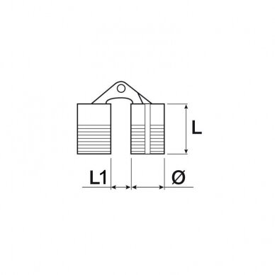 Cilindrinis lankstas, 180° 1