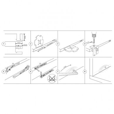 Clamex P-14 Detachable furniture connector 5