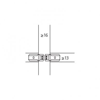 Clamex P-14/10 Medius Detachable furniture connector 3