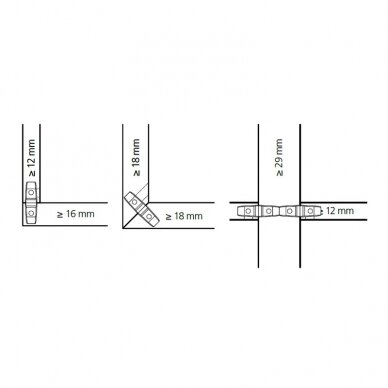 Clamex S-18 Flexus Detachable furniture connector 4