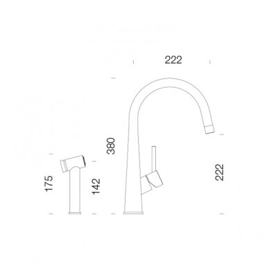 Mixer tap CONOS PRO 3