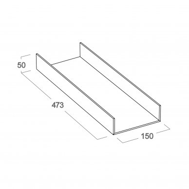 Tray for system BELNET 1