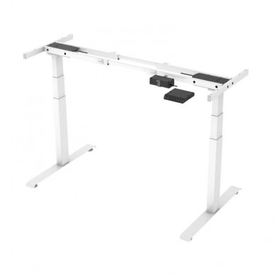 Dual motor 3 stage desk frame 4