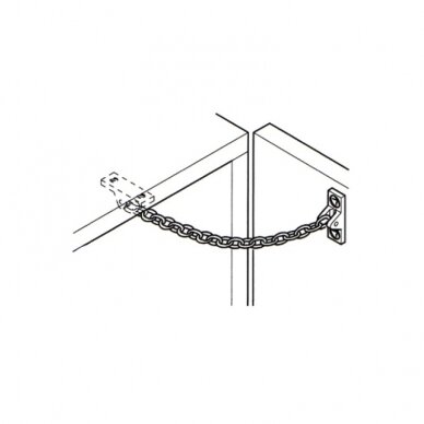 Ogranicznik otwarcia drzwi 200 mm 1