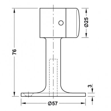 Amortizātors durvīm 656288-XX 1