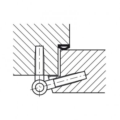 2-part drill-in hinge 13 mm 2