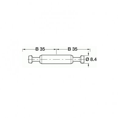 Twin holding bolt 1