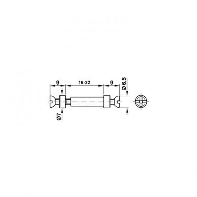 Double-ended bolt Rafix 1