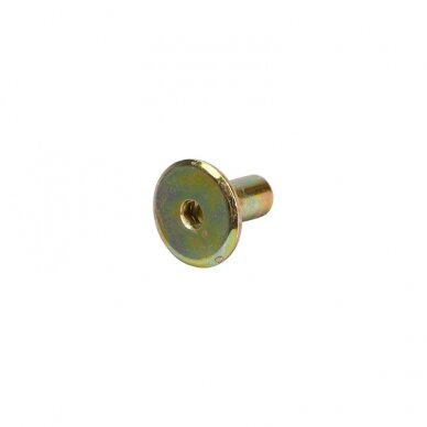 Sleeve nut with flat head M6, SW4