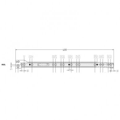 FGV standard rails 082l, 25 kg 2