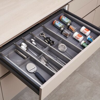 Cutlery trays "FLEX LINE" with spice inserts