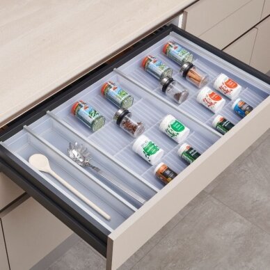 Cutlery trays "FLEX LINE" with spice inserts