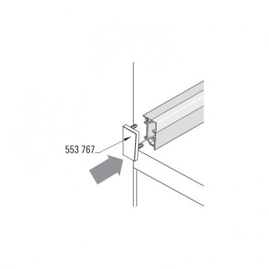 End cap for upstander LED WAP2 1