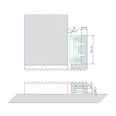 GHOST WALL Concealed Internal Sliding Door System 3