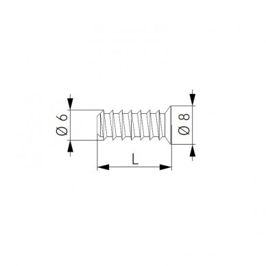 Grass euro wkręt 8x6x14,5 mm