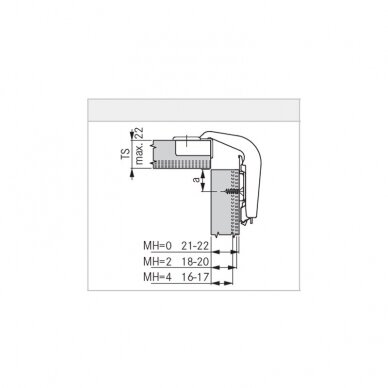 GRASS NEXIS Click-on PCC Pie-cut corner hinge (for corner fitting) 1