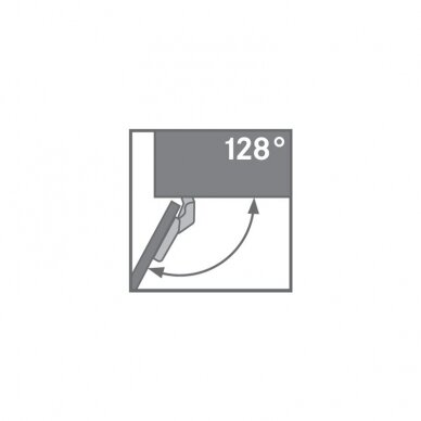 GRASS NEXIS Click-on MIRROR - mirror and glass door hinge 2