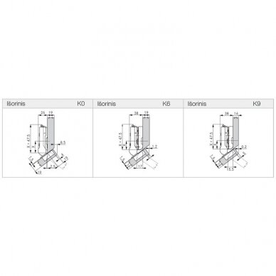 GRASS TIOMOS 110°/37A hinge 5