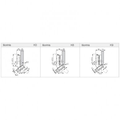 GRASS TIOMOS 110°/37A hinge 2