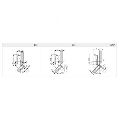 GRASS TIOMOS 110°/45A hinge 2