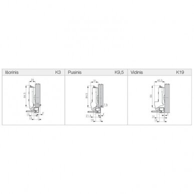 GRASS TIOMOS 110° hinge AL 2