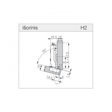 GRASS TIOMOS 120°/-15A hinge 2