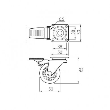 Rubber wheel 3