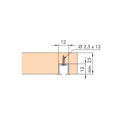 Aluminiowe szyny górne 3