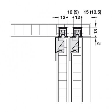 System drzwi przesuwnych "Eku Clipo 15 SH IF" 3