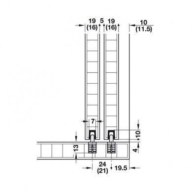 System drzwi przesuwnych "Eku Clipo 15 SH IF" 4