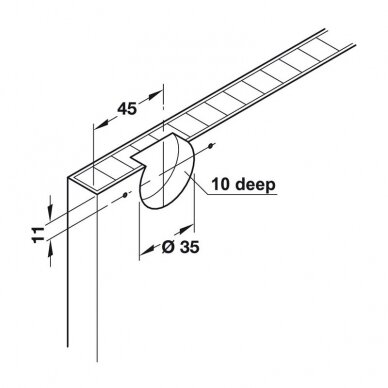 Lükandukste süsteem "Hawa Clipo 15 SH IF" 5