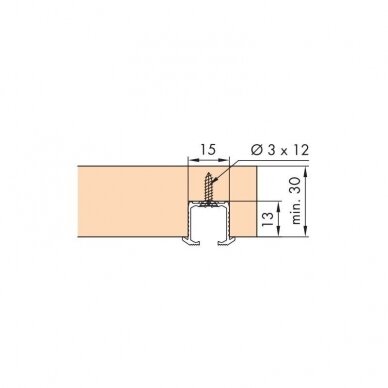 Aluminiowe szyny górne 3