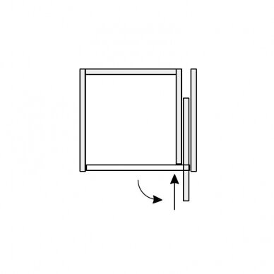 Fitting for pivoting and lateral sliding in of wooden door HAWA CONCEPTA III PULL 4